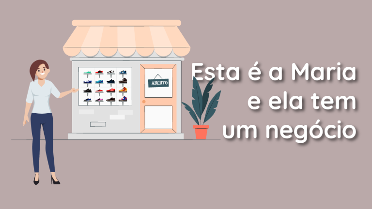 Capa de vídeo promocional em animação